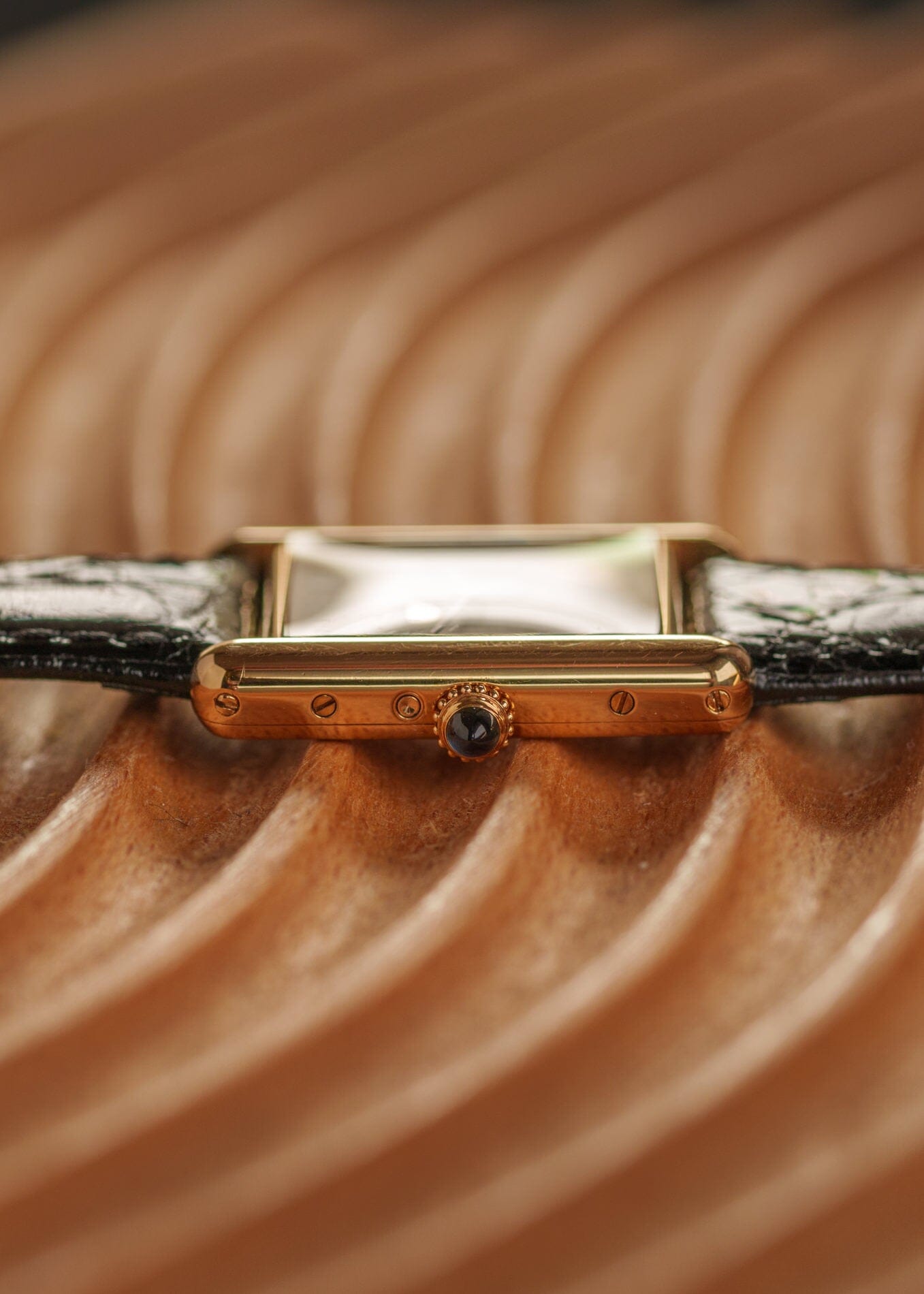 Cartier タンク ルイ カルティエ LM 81900 YG ムーンフェイズ Watch CARTIER 