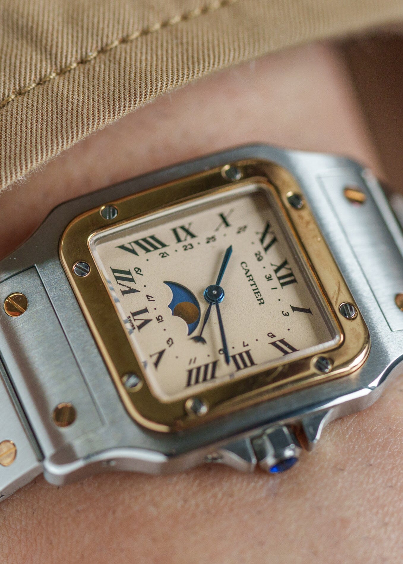 Cartier Santos Galbee LM 119901 Moonphase | ARBITRO