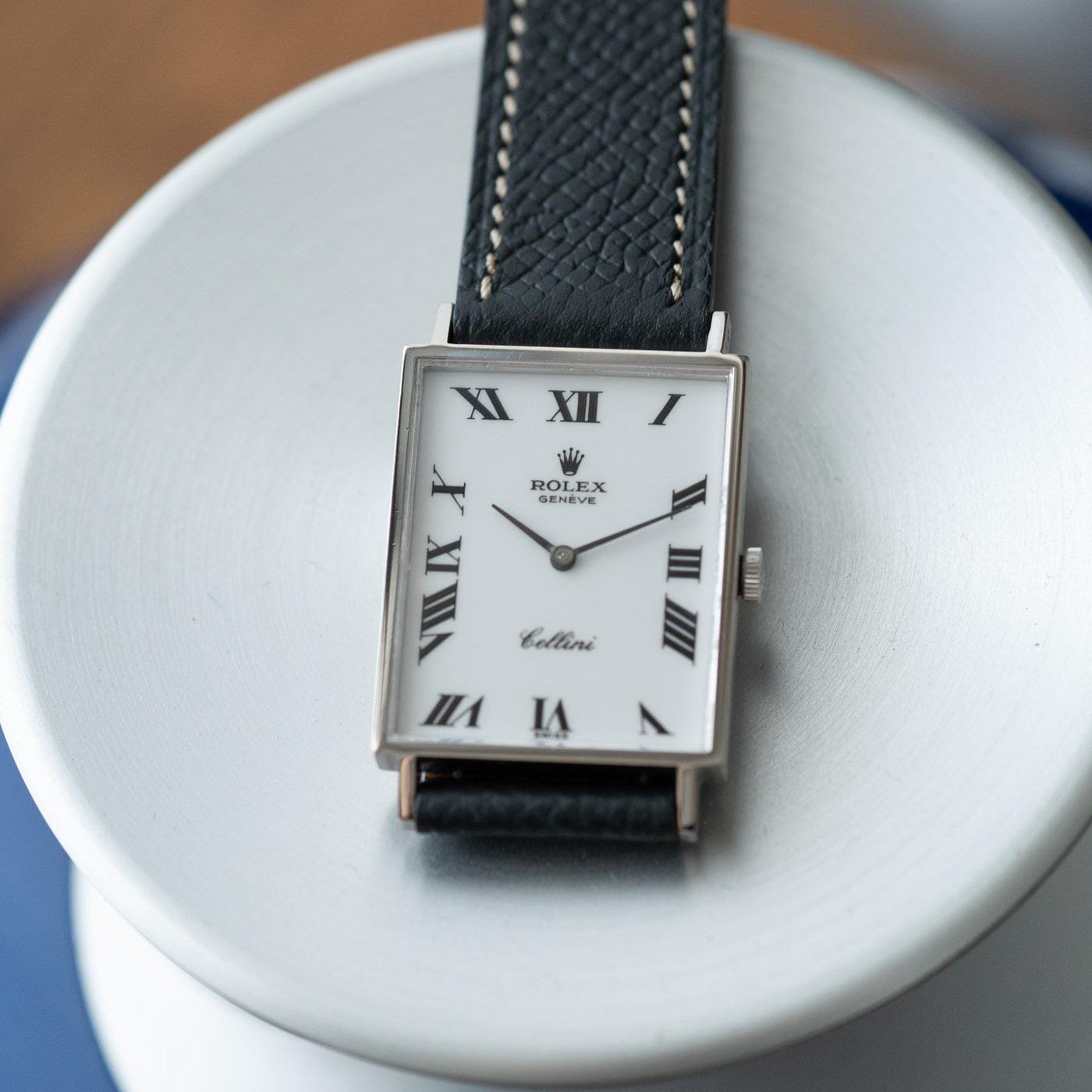 ROLEX Cellini 3834 White Roman Dial - Arbitro