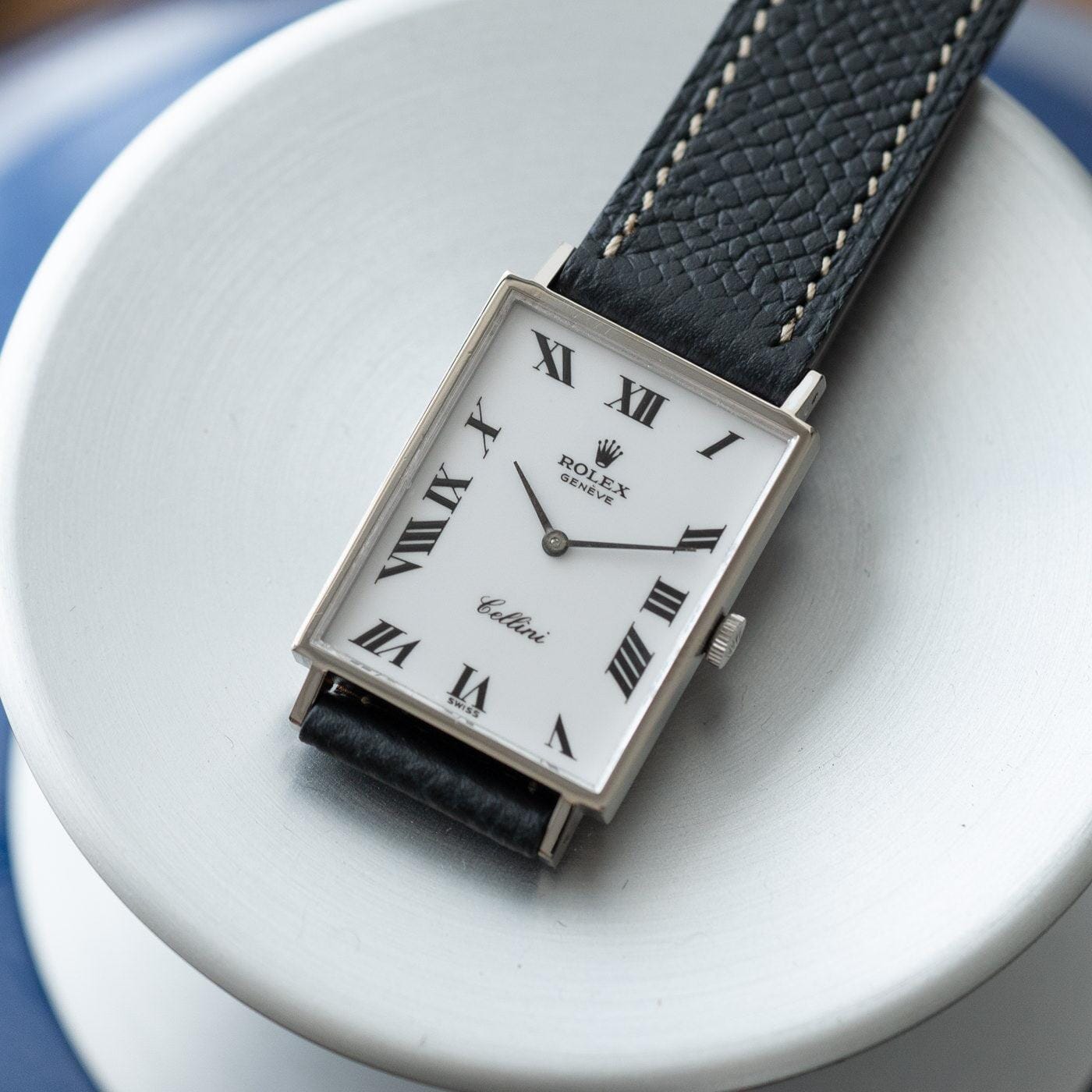 ROLEX Cellini 3834 White Roman Dial - Arbitro