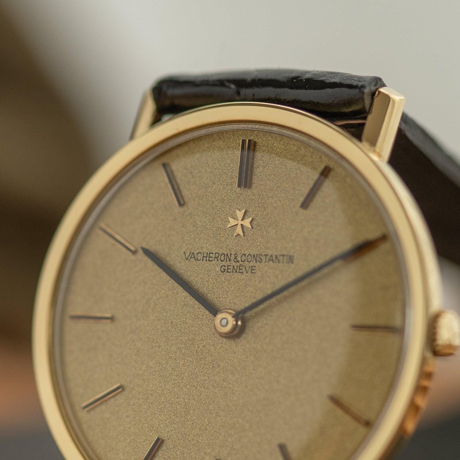 VACHERON CONSTANTIN 7811 YG Champagne Sand-Blasted Dial - Arbitro