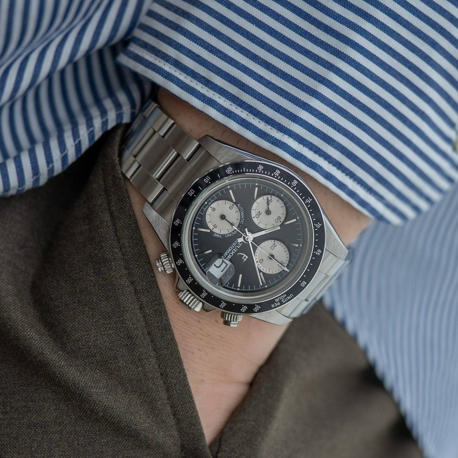 TUDOR Prince Oysterdate Chronograph 79260 Box and Paper - Arbitro