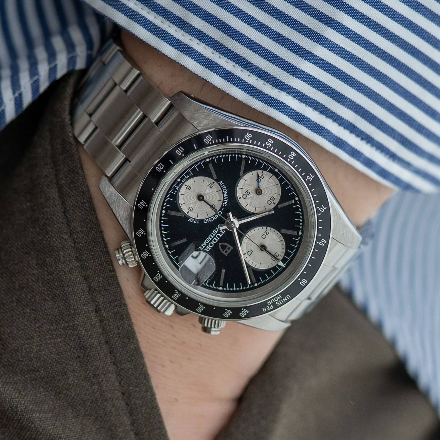 TUDOR Prince Oysterdate Chronograph 79260 Box and Paper - Arbitro