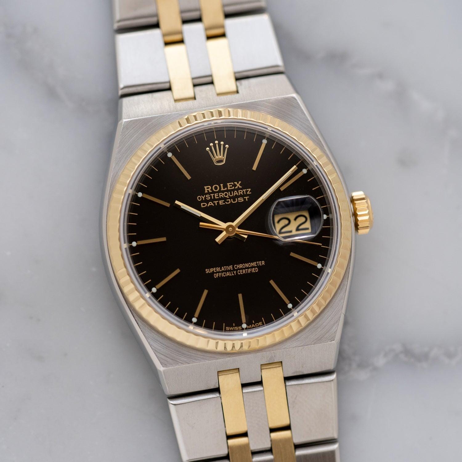 ROLEX OysterQuartz Datejust 17013 Black - Arbitro