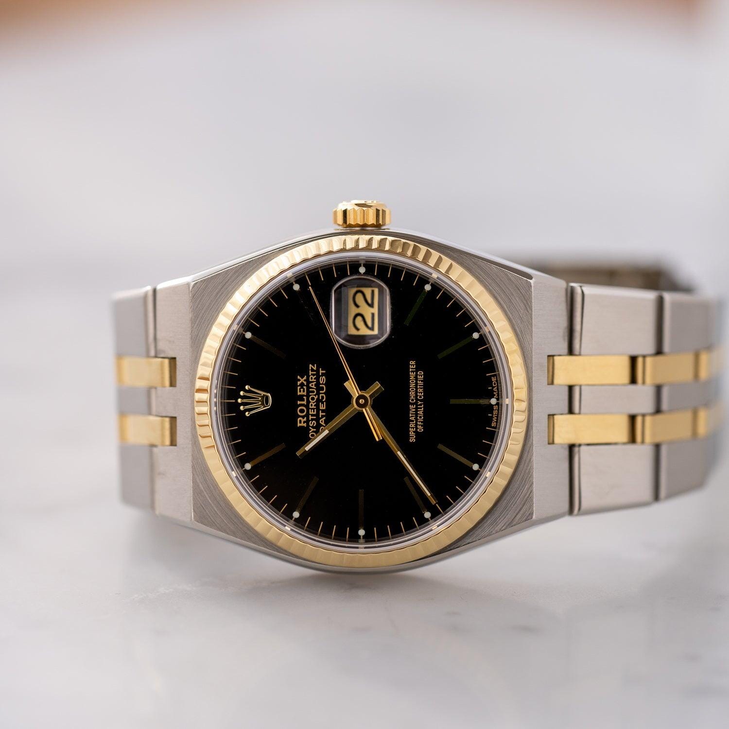 ROLEX OysterQuartz Datejust 17013 Black - Arbitro