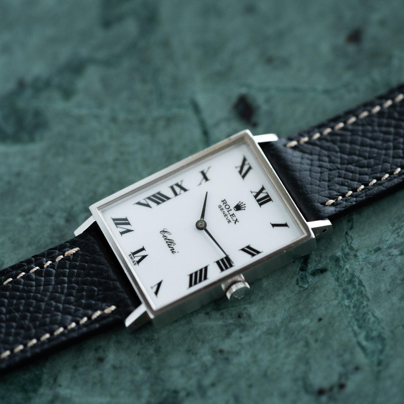 ROLEX Cellini 3834 White Roman Dial - Arbitro