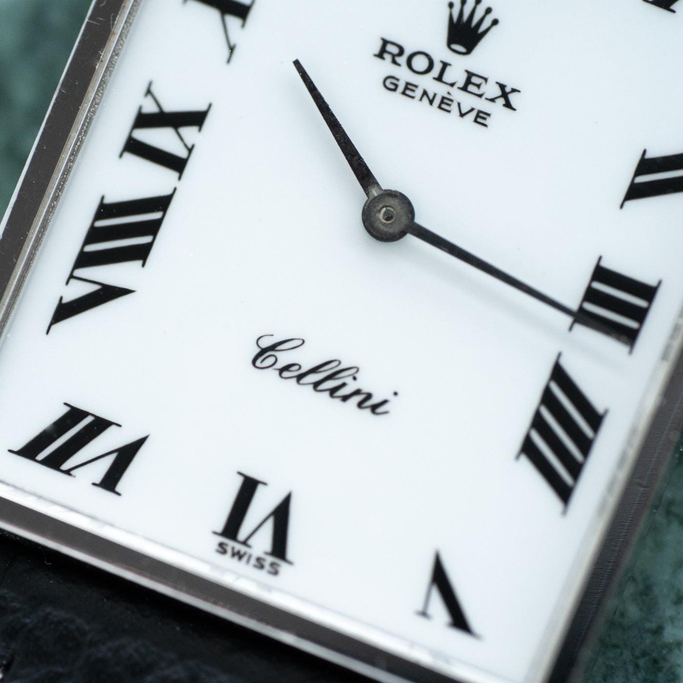 ROLEX Cellini 3834 White Roman Dial - Arbitro