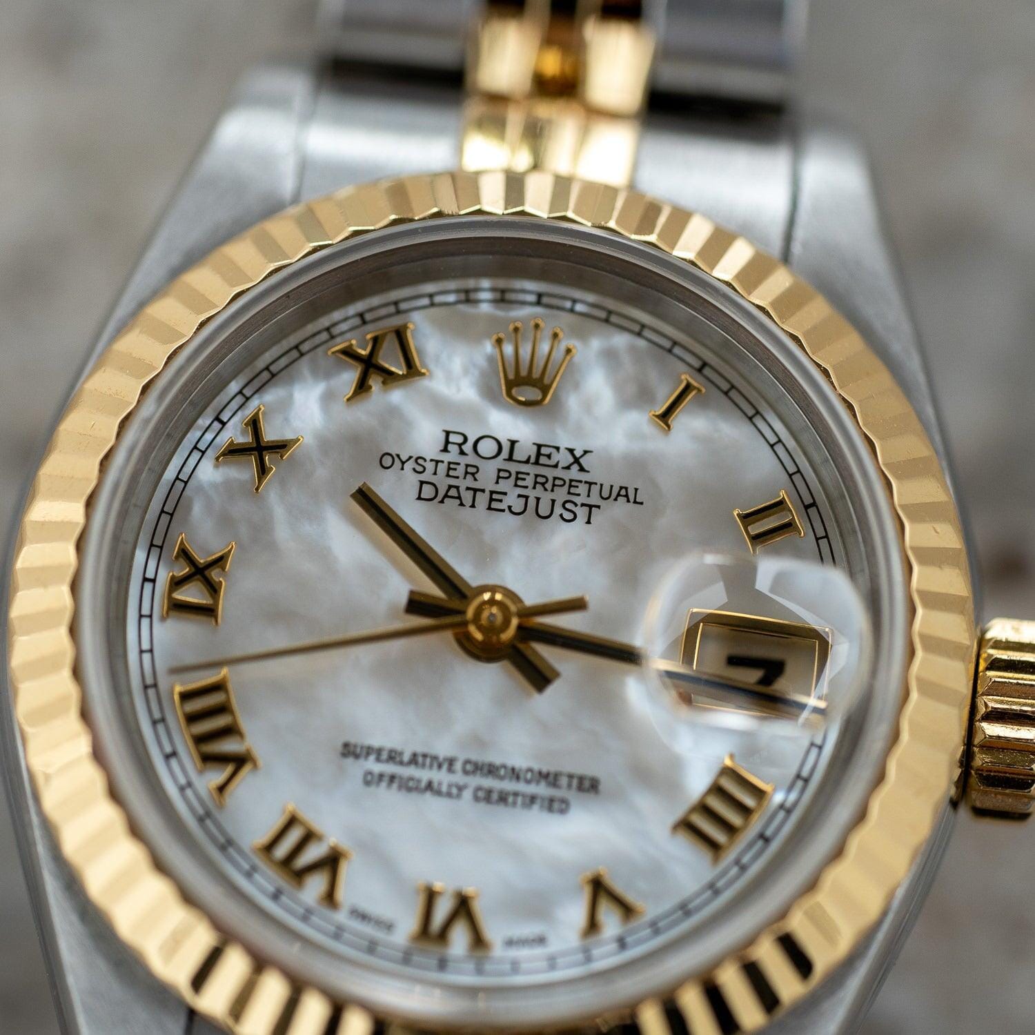 ROLEX Lady-Datejust 69173NR White Shell Dial - Arbitro