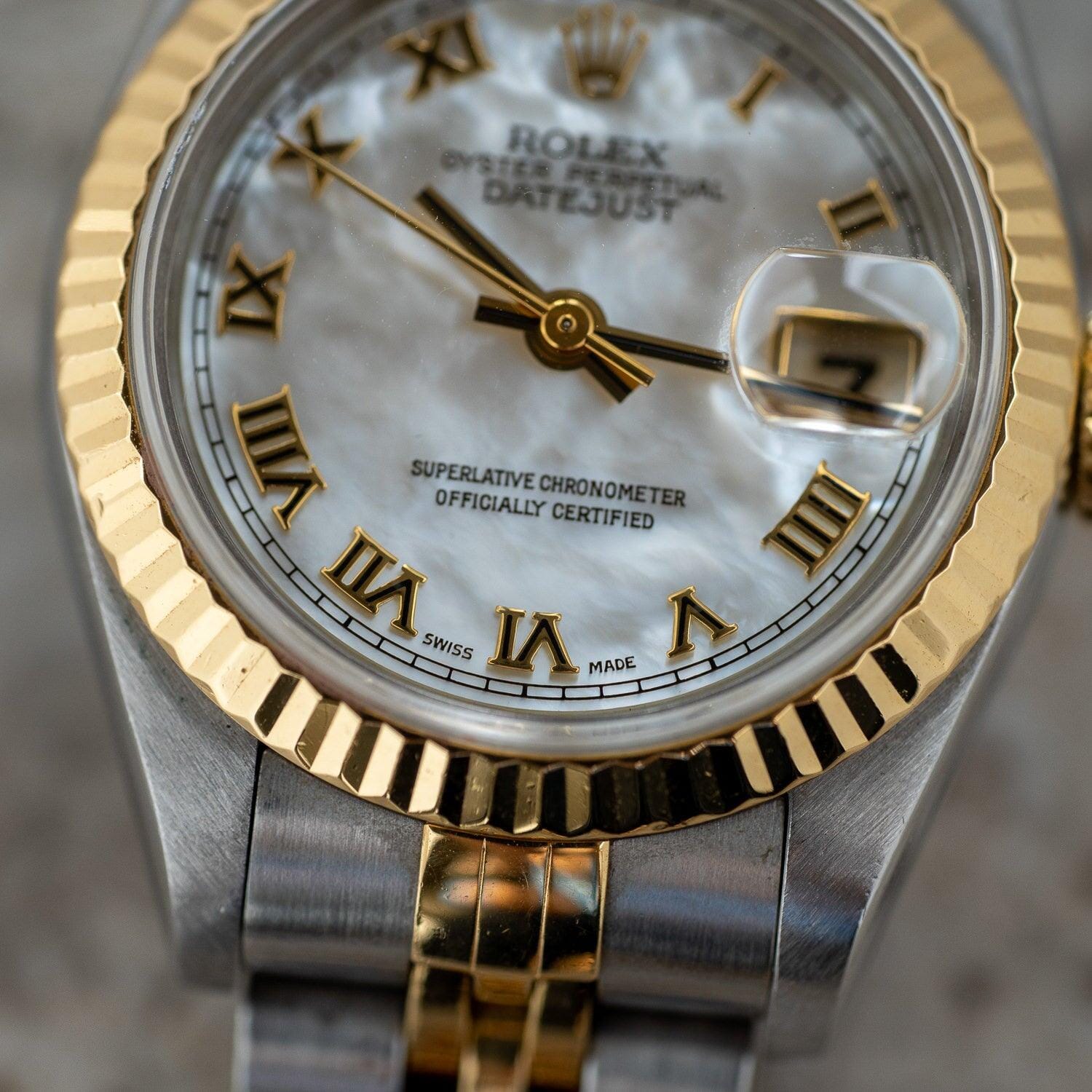 ROLEX Lady-Datejust 69173NR White Shell Dial - Arbitro