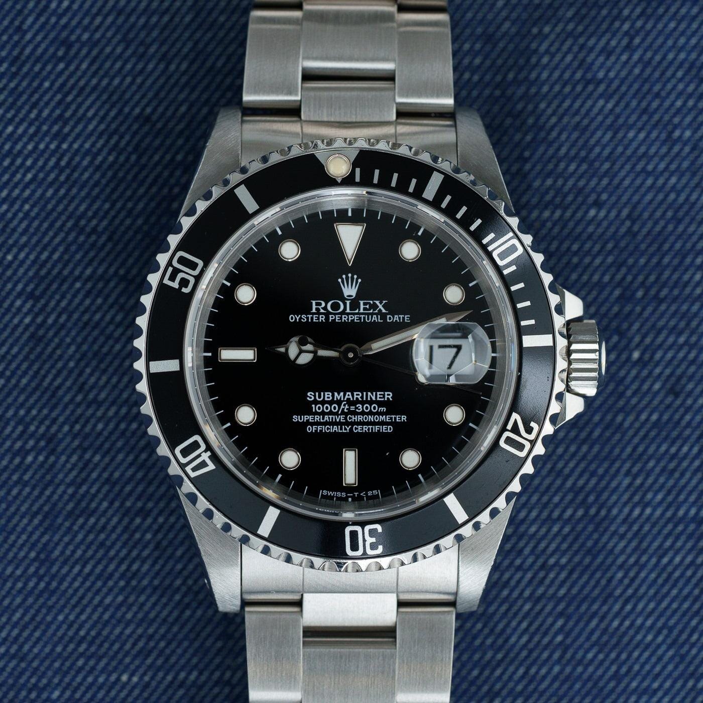 ROLEX Submariner Date 16610 Tritium - Arbitro