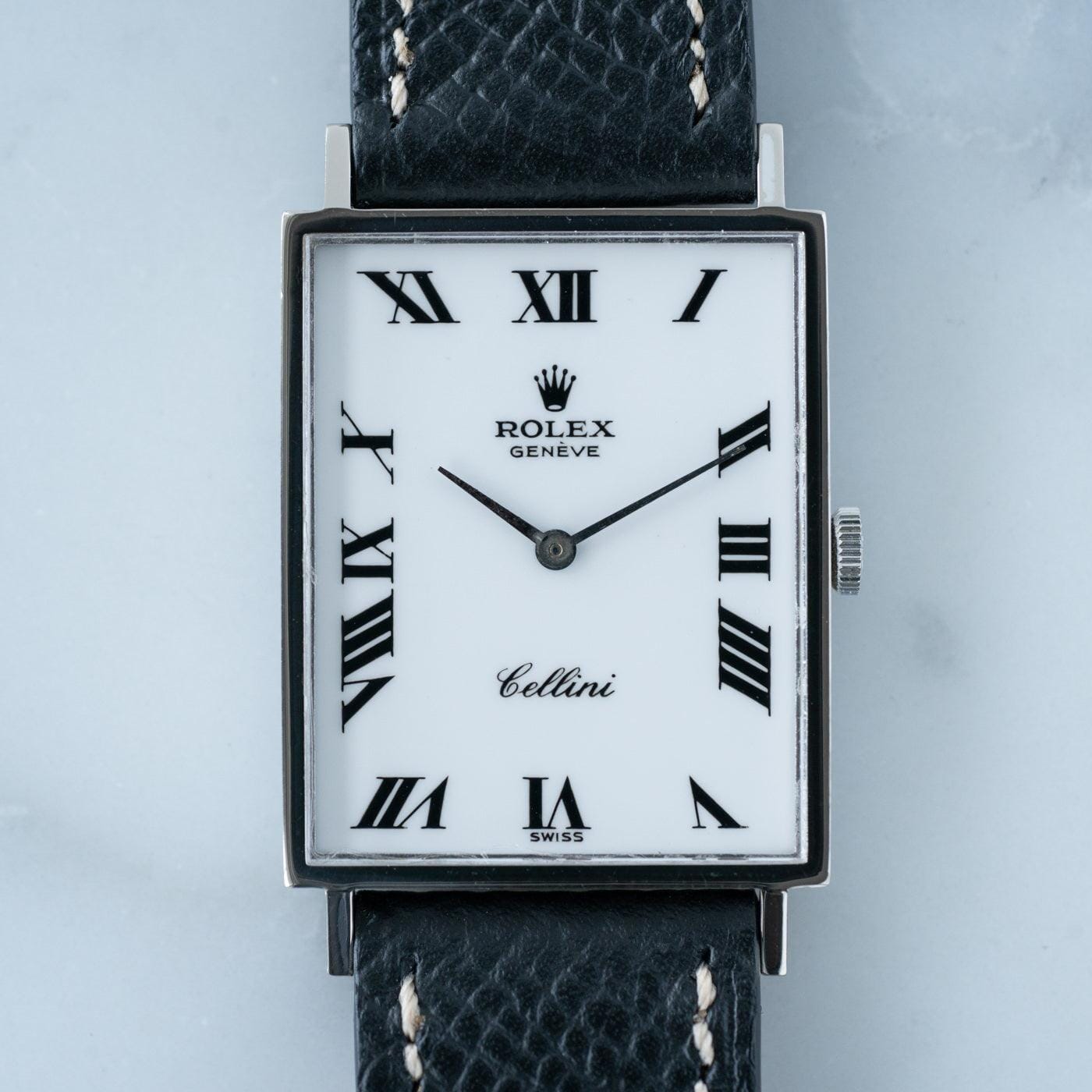 ROLEX Cellini 3834 White Roman Dial - Arbitro