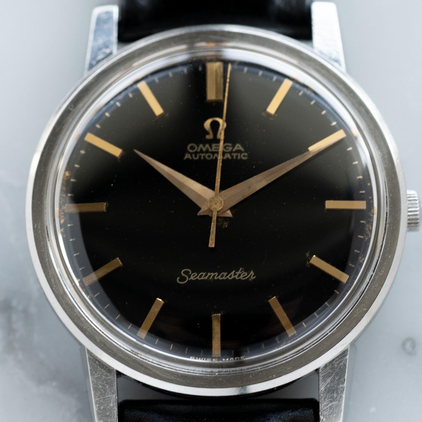 OMEGA Seamaster 165.003 Black Gilt Dial 1960s - Arbitro