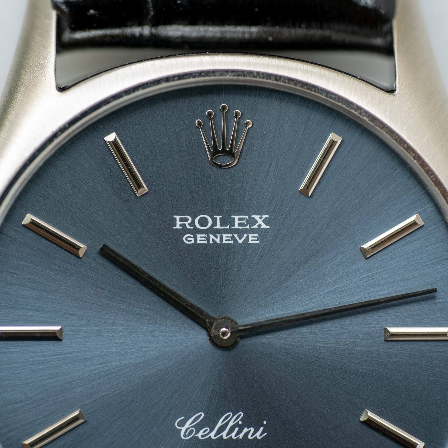 ROLEX Cellini 3804 WG Blue Grey Dial - Arbitro