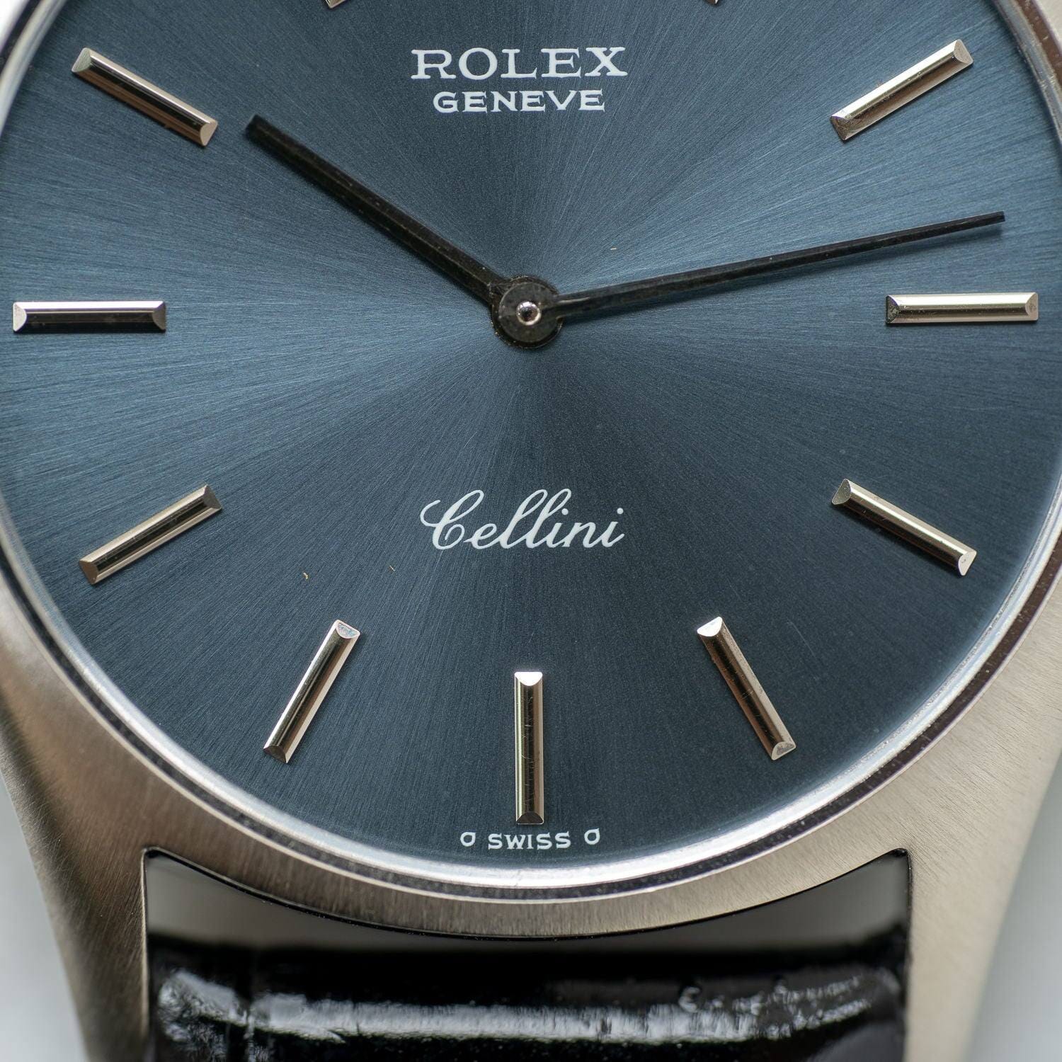 ROLEX Cellini 3804 WG Blue Grey Dial - Arbitro