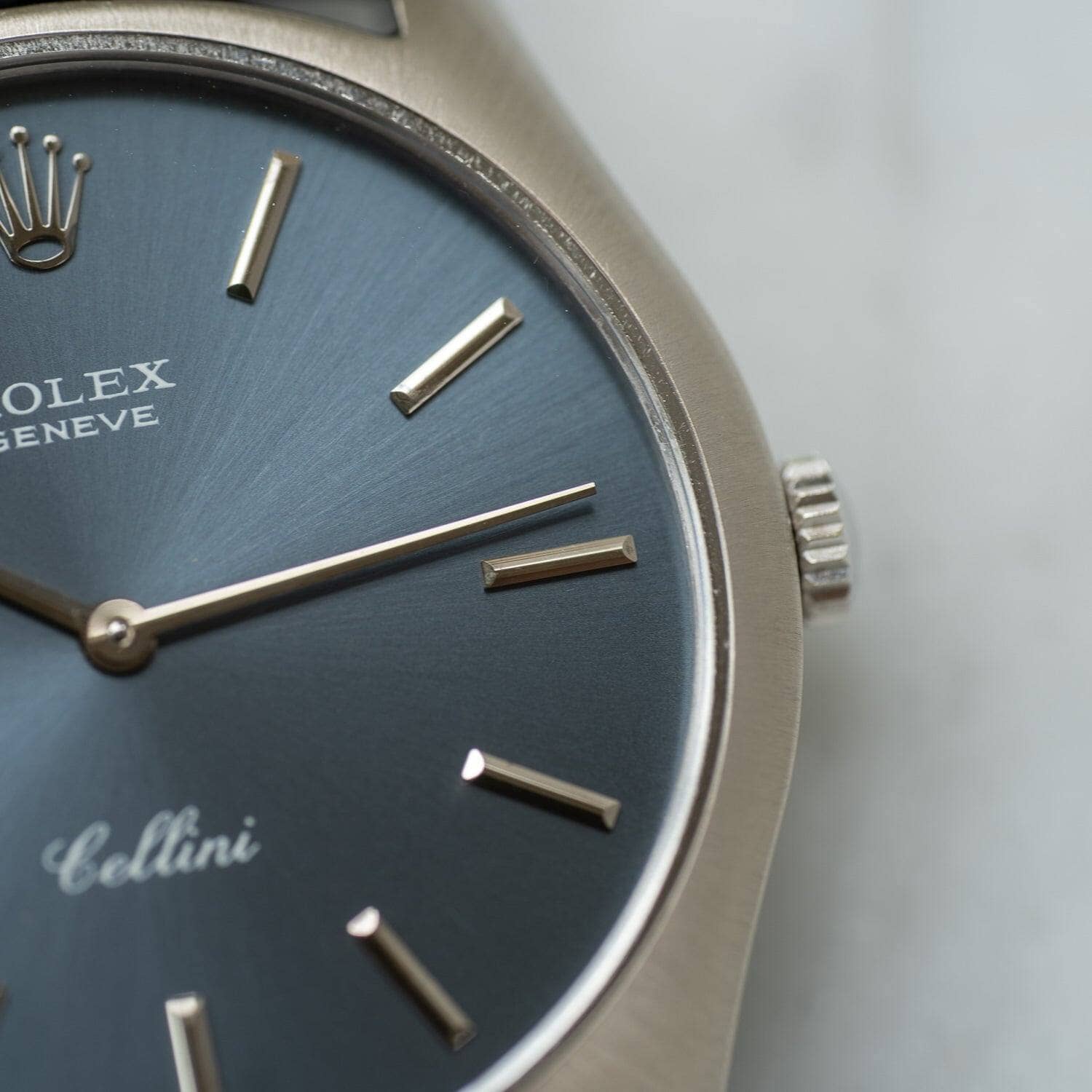 ROLEX Cellini 3804 WG Blue Grey Dial - Arbitro