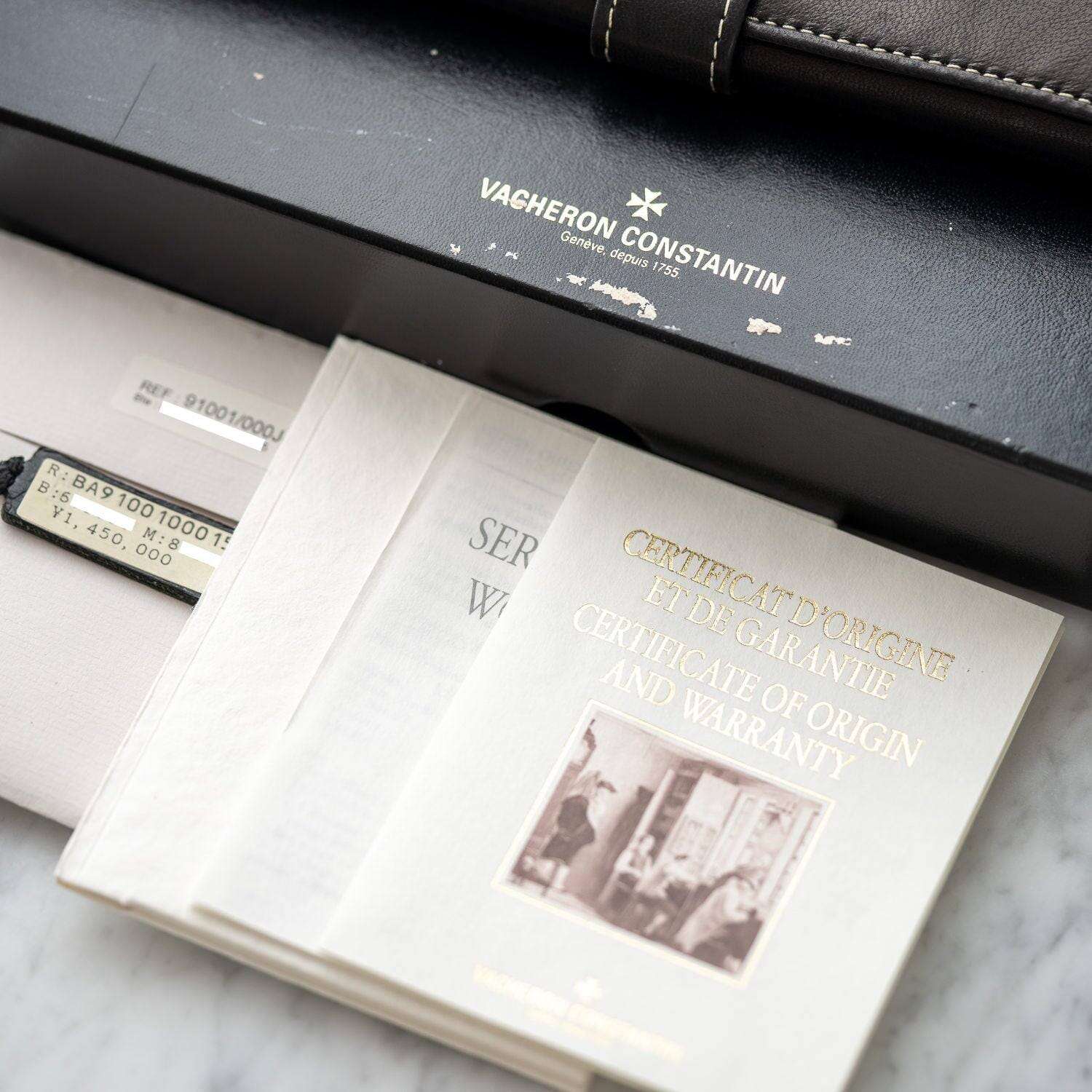 VACHERON CONSTANTIN Historiques 91001 "Cabinotier" YG Box and Paper - Arbitro